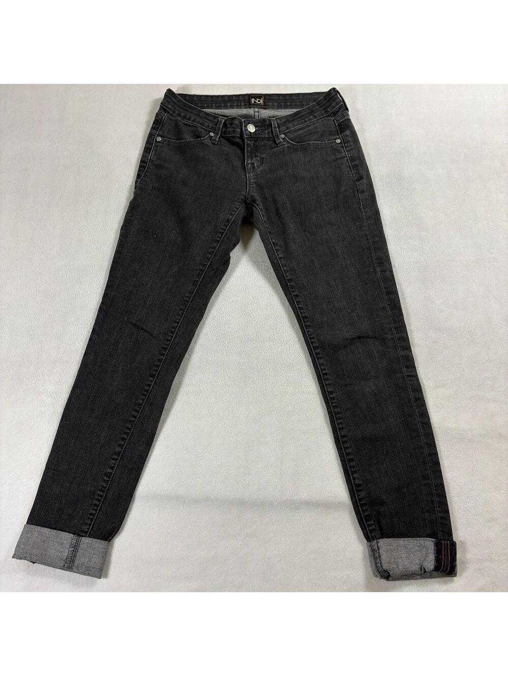 Indi Skinny Jeans Tag Size Fits Like 27x26 Black Stretch Denim Y2K Mexico Womens